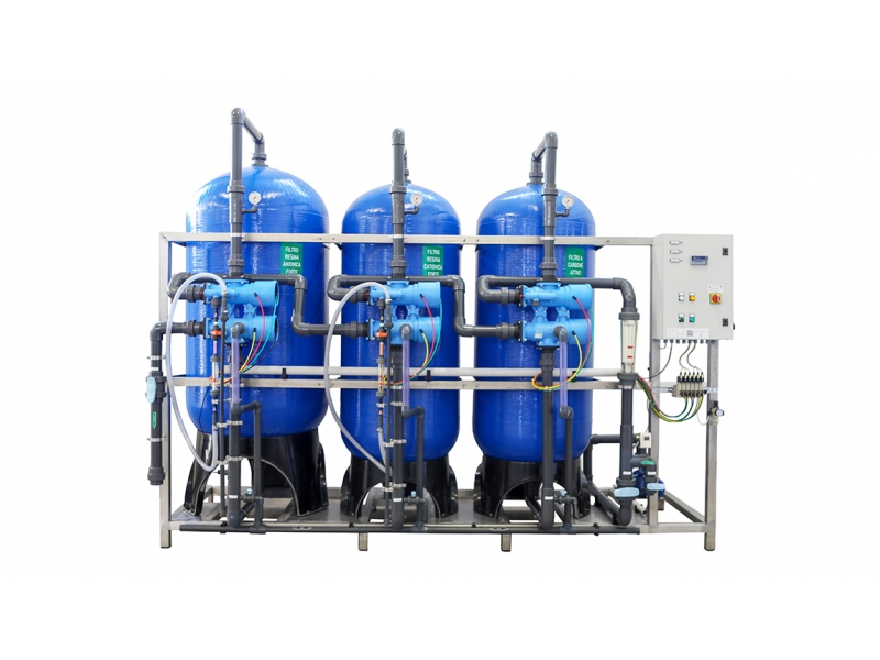 ultra saf su üretim sistemleri. reverse osmosis yerine tercih edilen sistemlerdir. birbirine alternatif olarak bulunurlar